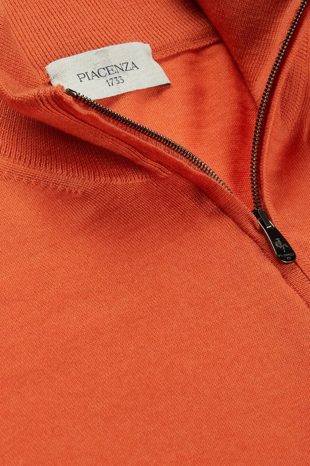 Piacenza 1733 Lupetto zip arancione Promozione