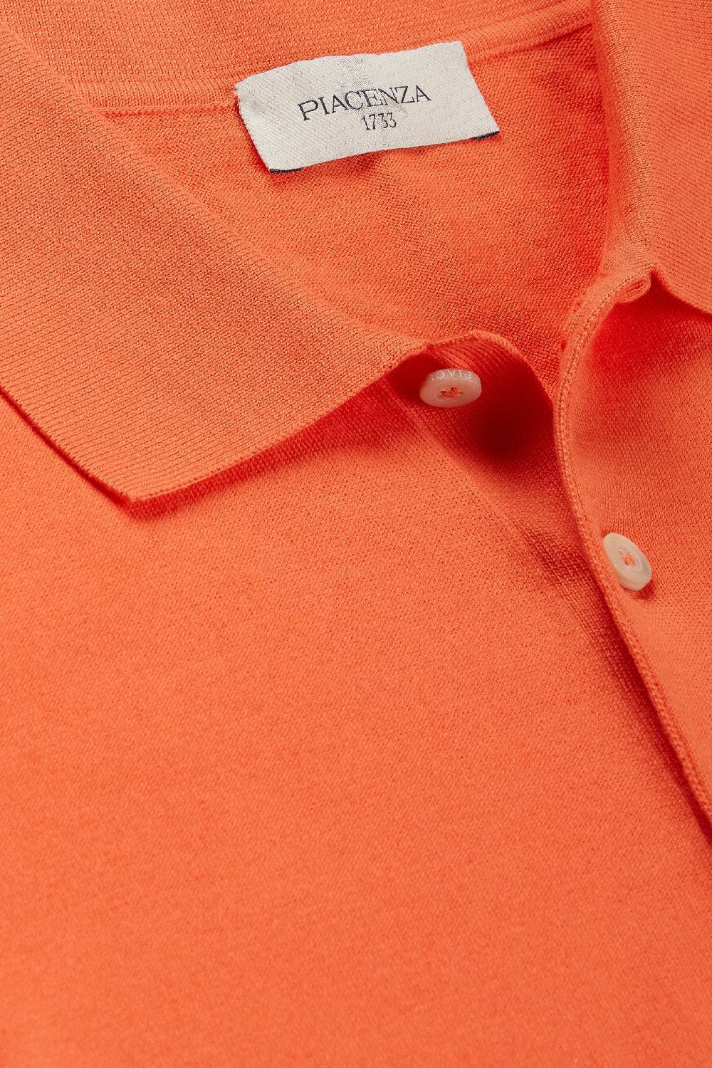 Piacenza 1733 Polo maniche corte arancione Affare Del Giorno