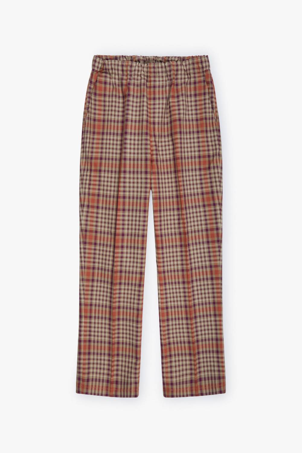 Piacenza 1733 Pantalone plain arancione e viola Vendita Calda