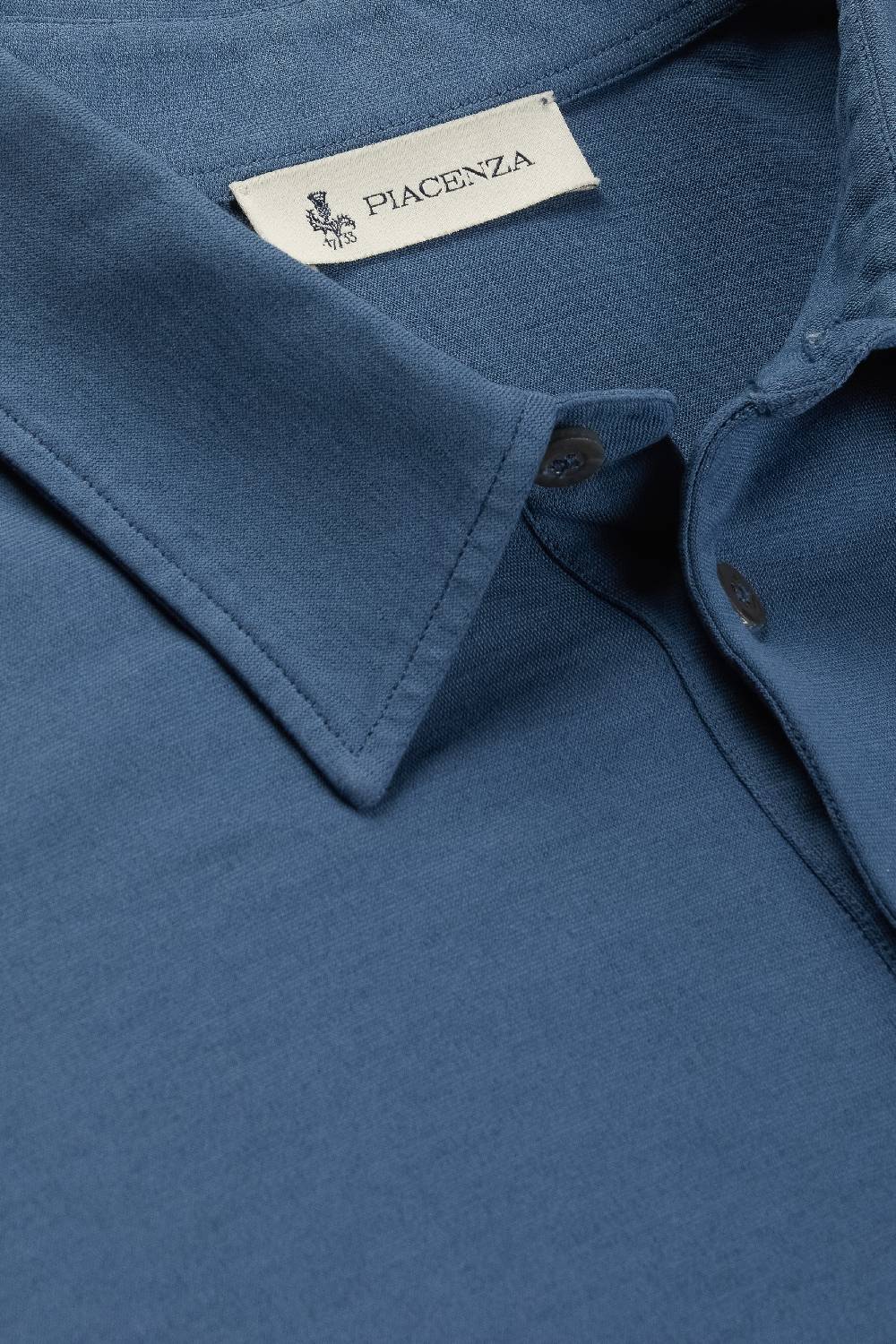 Piacenza 1733 Polo fresh jersey blu jeans Affare Del Giorno