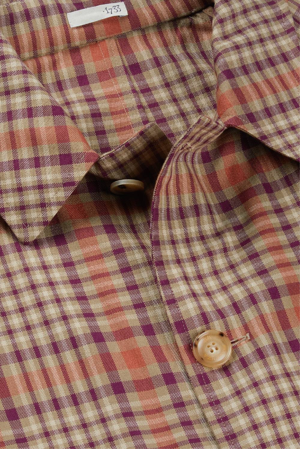 Piacenza 1733 Trench plain arancio e viola Saldi Di Fabbrica