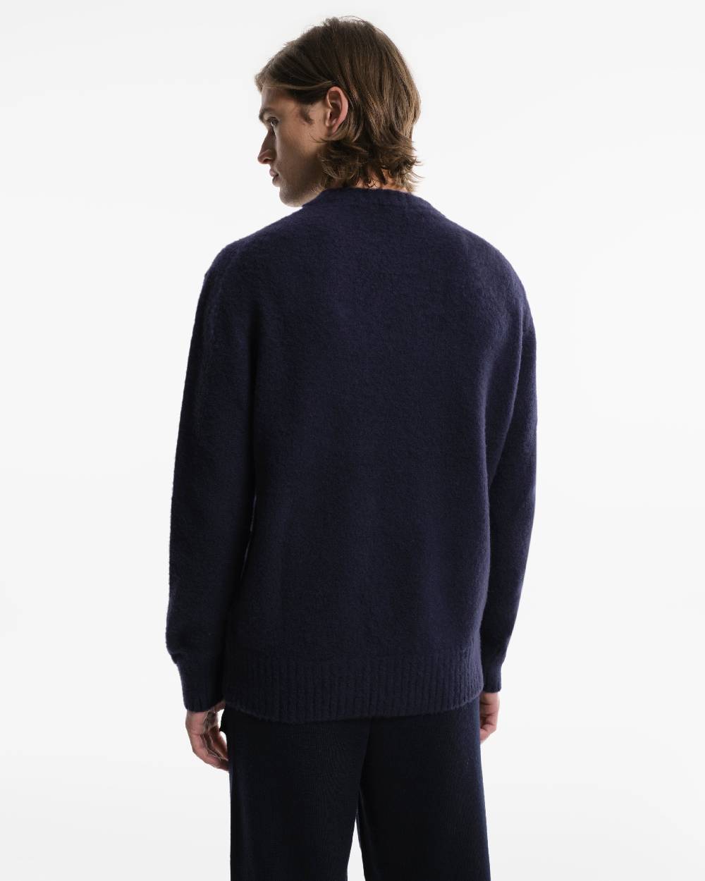 Piacenza 1733 Girocollo in Lana blu Fino Al -60%