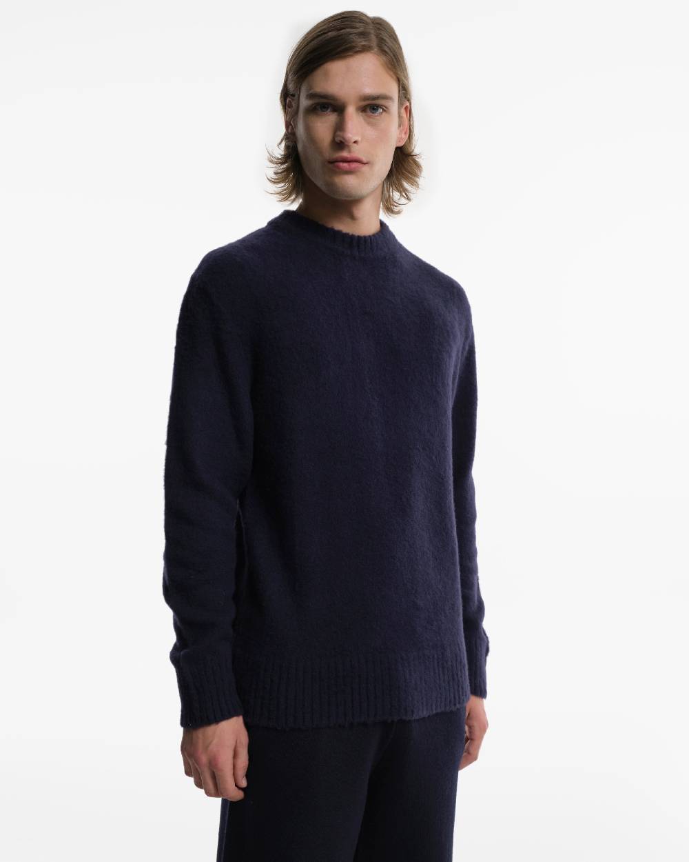 Piacenza 1733 Girocollo in Lana blu Fino Al -60%