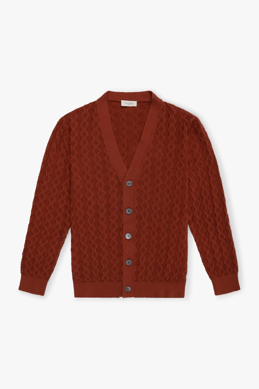 Piacenza 1733 Cardigan con bottoni bruciato In Saldo