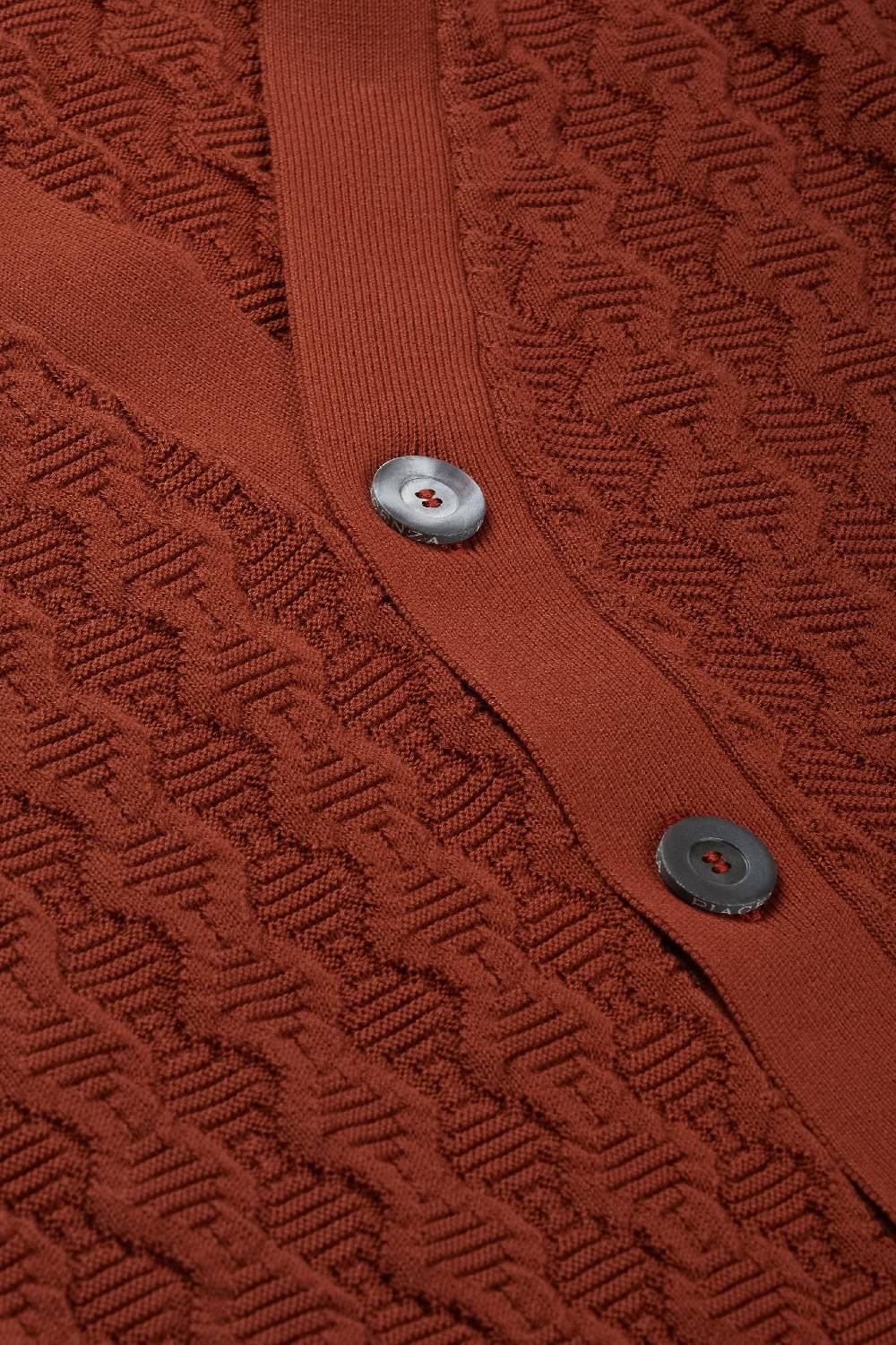 Piacenza 1733 Cardigan con bottoni bruciato In Saldo