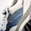 Pierfrancesco Vincenti E551 Bianco/Denim Vendita Economica