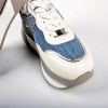 Pierfrancesco Vincenti E551 Bianco/Denim Vendita Economica