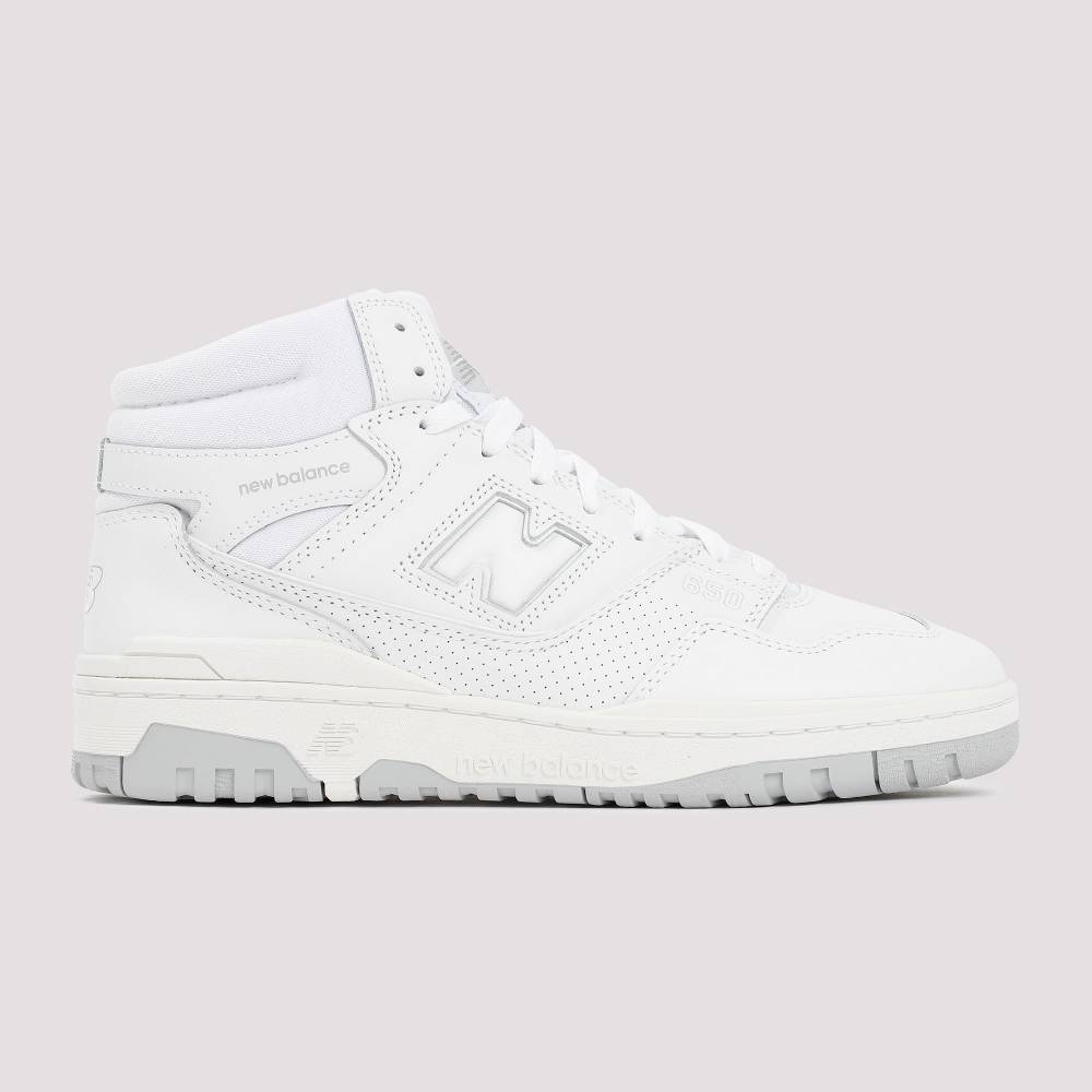 ﻿NEW BALANCE  Sneakers Alte Bianche in Pelle Uomo New Balance 650 Consegna Veloce