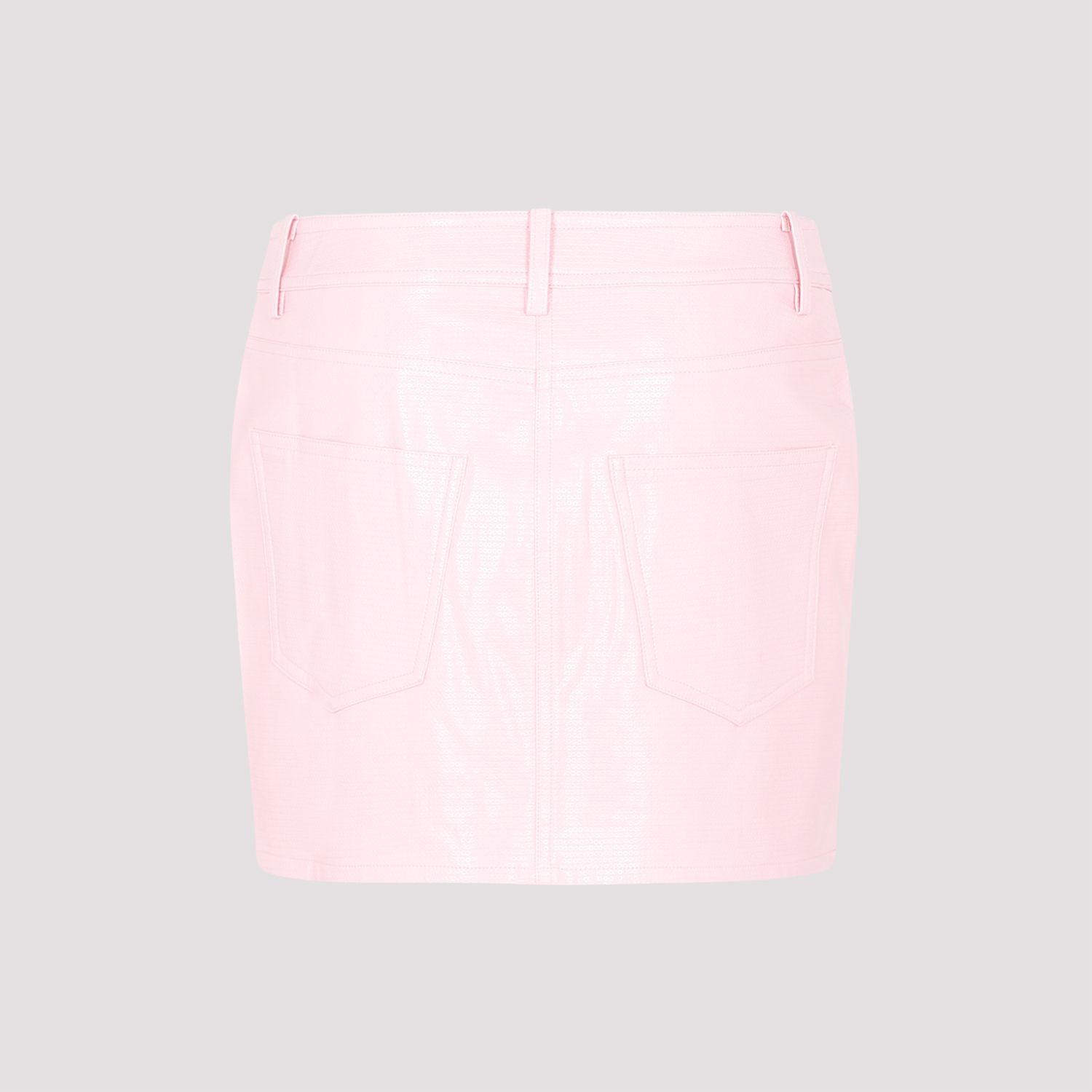 ROTATE  Gonna a Vita Alta in Paillettes Rosa Orchidea ROTATE Offerte