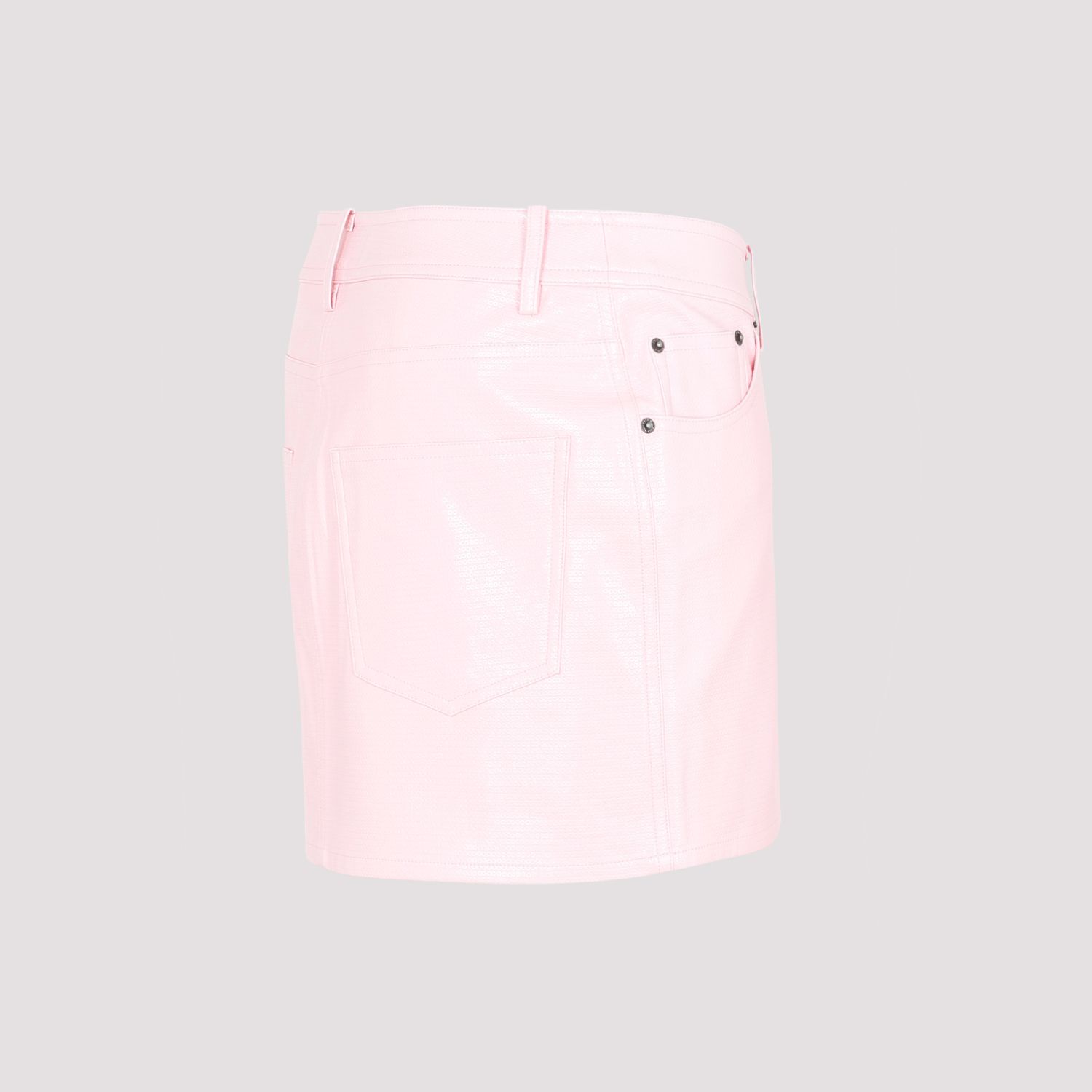 ROTATE  Gonna a Vita Alta in Paillettes Rosa Orchidea ROTATE Offerte