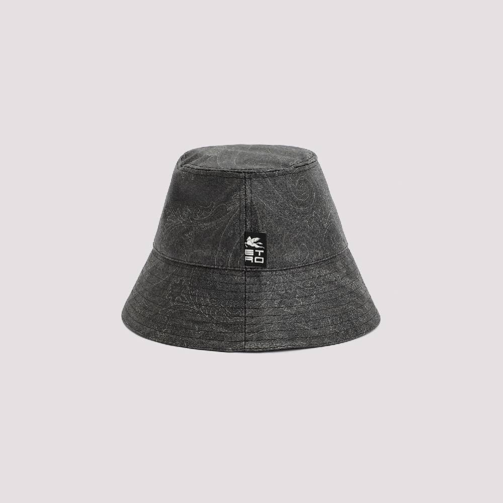 ETRO  Cappello Secchiello ETRO Paisley in Cotone - Nero I Più Venduti