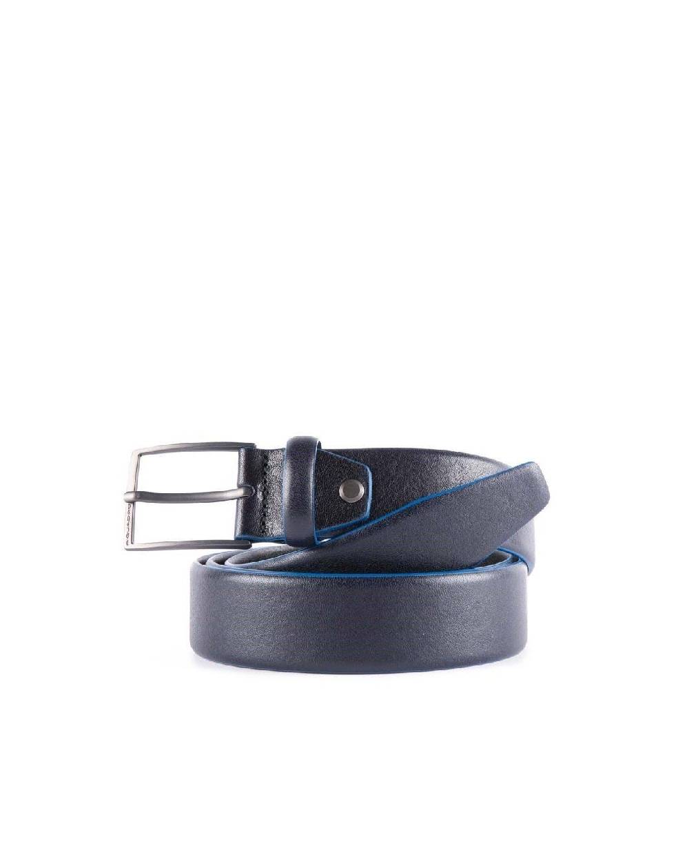 PIQUADRO  Cintura Uomo Pelle Blu Piquadro - Stile Raffinato Negozio