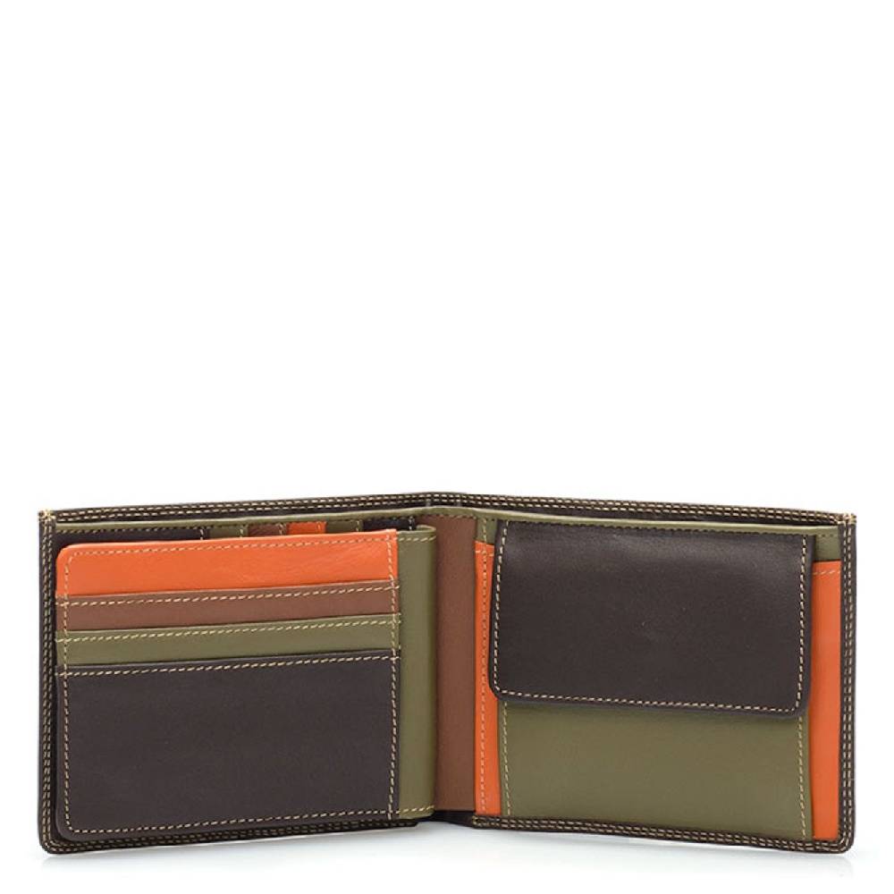 MYWALIT  Portafoglio Uomo MYWALIT in Pelle Marrone di Qualità Nuovo