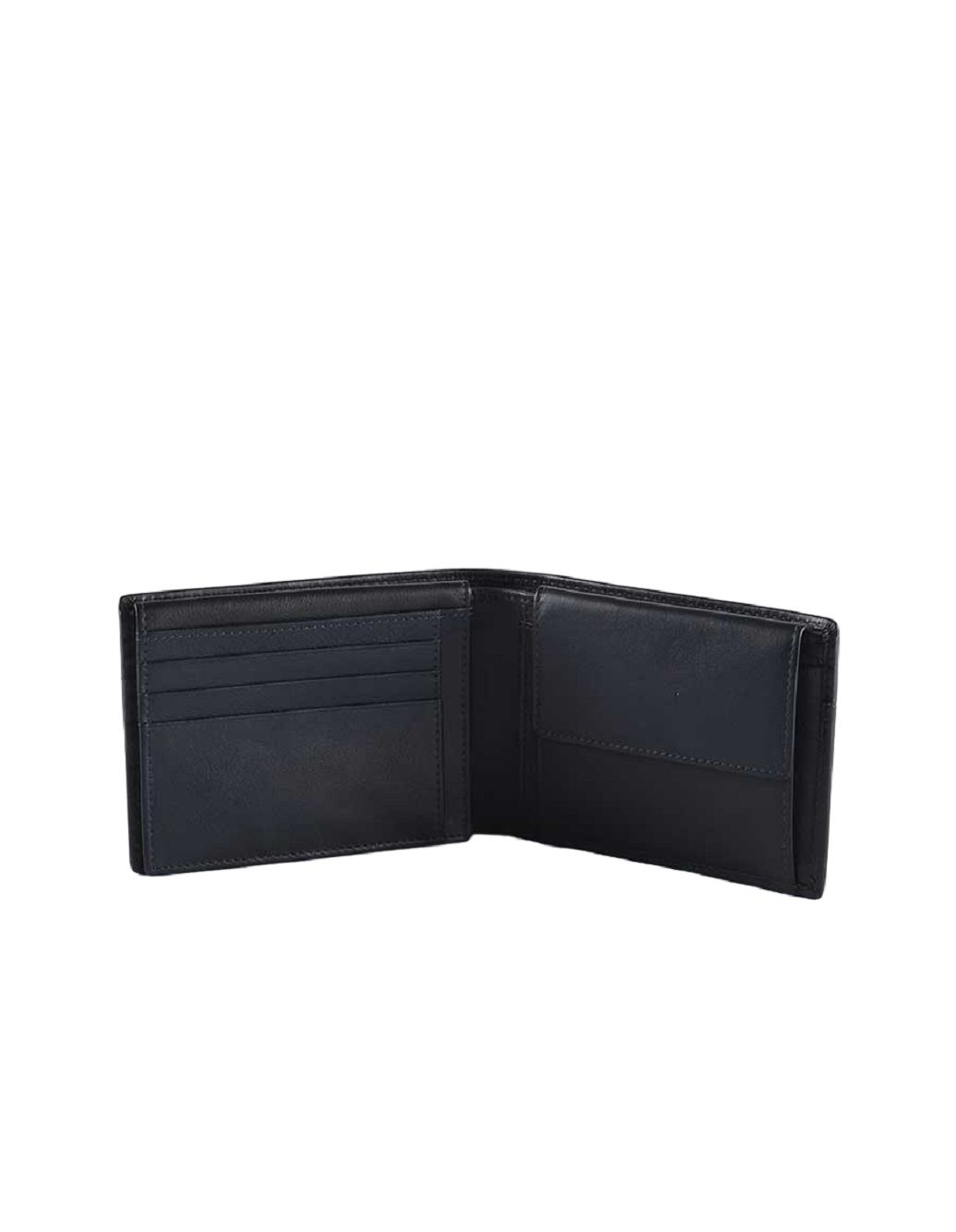 PIQUADRO  Portafoglio Uomo in Pelle Blu Piquadro con Protezione RFID Fino Al -60%