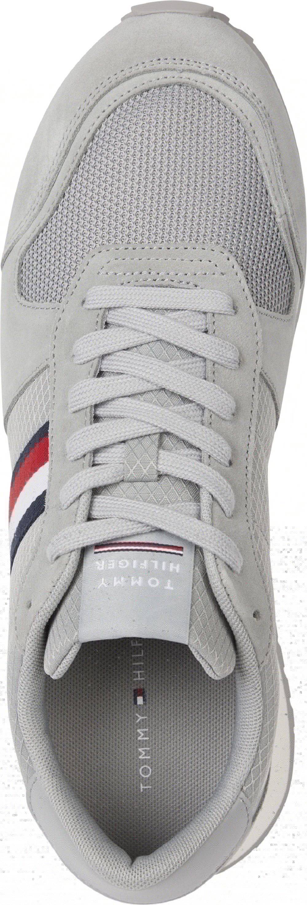 TOMMY JEANS  Sneakers Grigie Uomo in Pelle e Tessuto Tommy Jeans Affare Del Giorno
