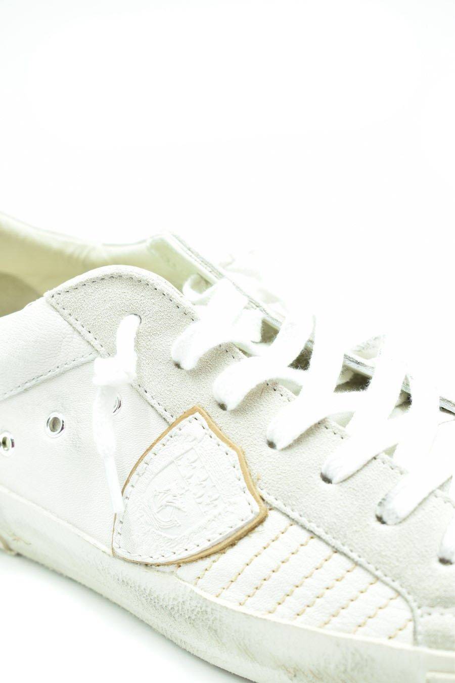 PHILIPPE MODEL  Sneakers Multicolore in Pelle Philippe Model Uomo Prezzo Ridotto