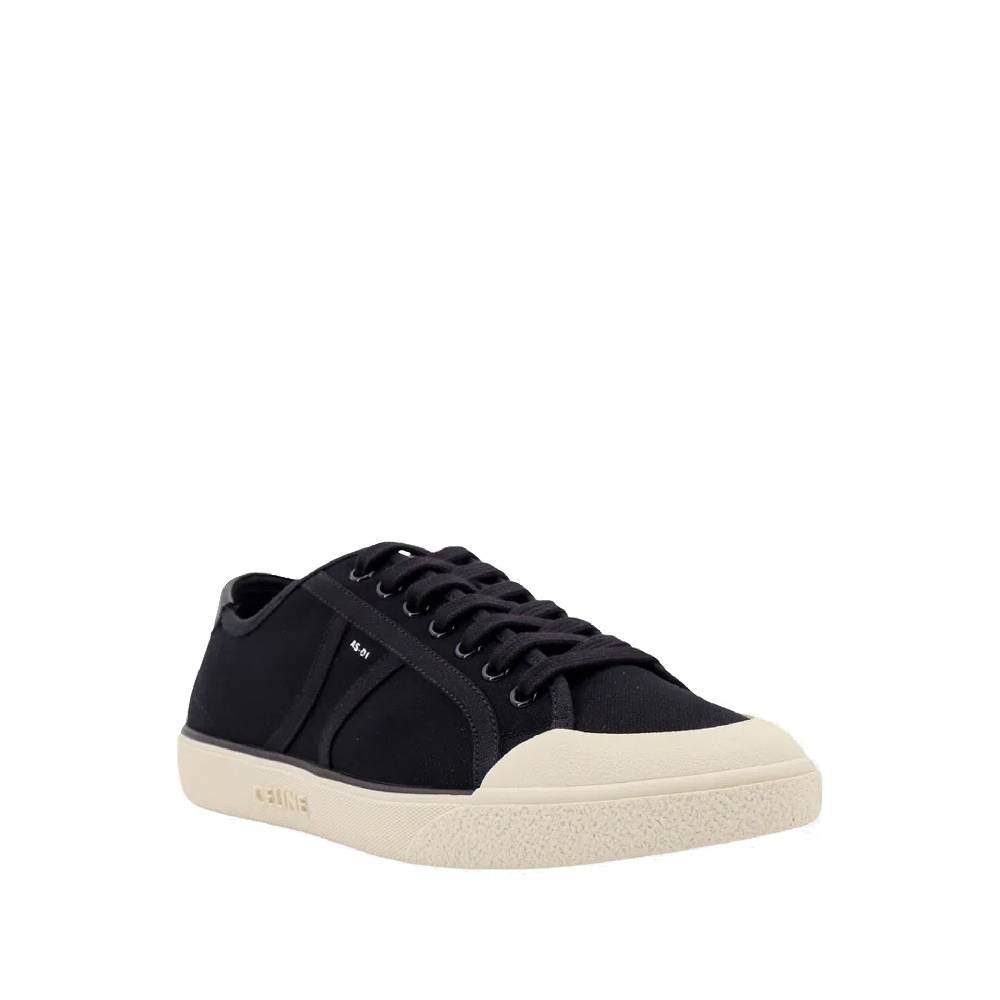CELINE  Sneakers Uomo Celine Alan in Tela Nera Convenienza
