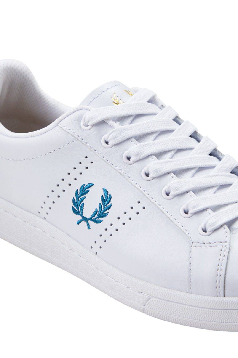 FRED PERRY  Sneakers Bianche in Pelle Fred Perry B721 Outlet