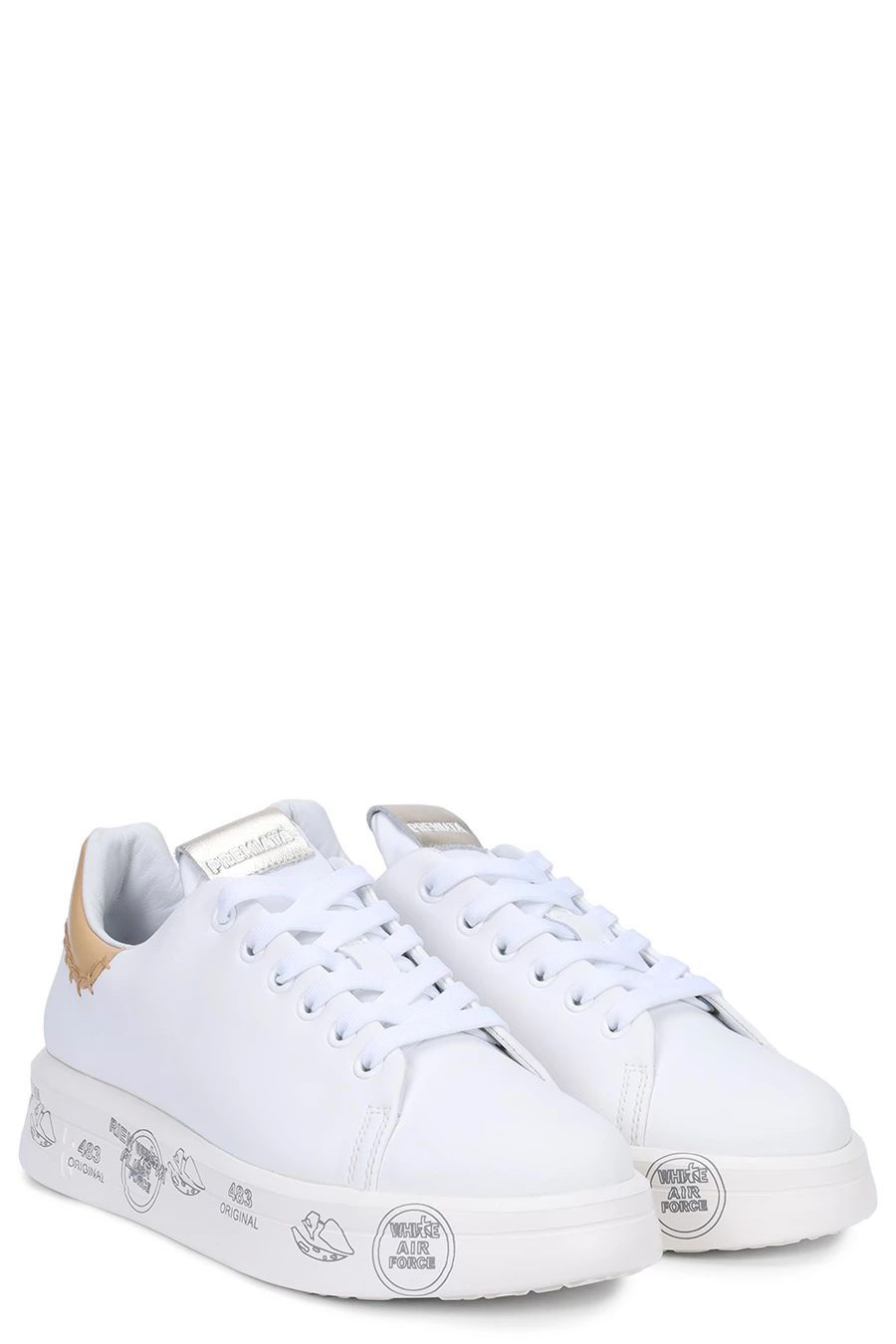 PREMIATA  Sneakers di Pelle Multicolore Premiata BELLEVAR6711 per Donne 2025