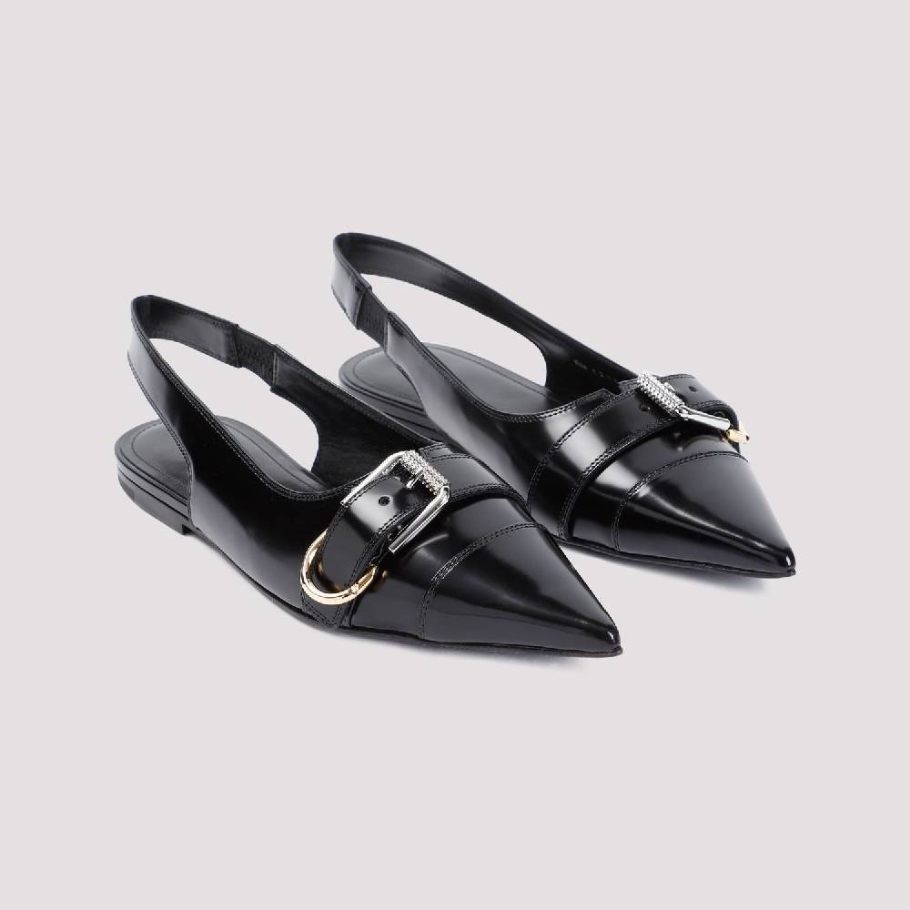 GIVENCHY  Ballerine Givenchy in Pelle di Vitello Nera Soddisfazione Garantita
