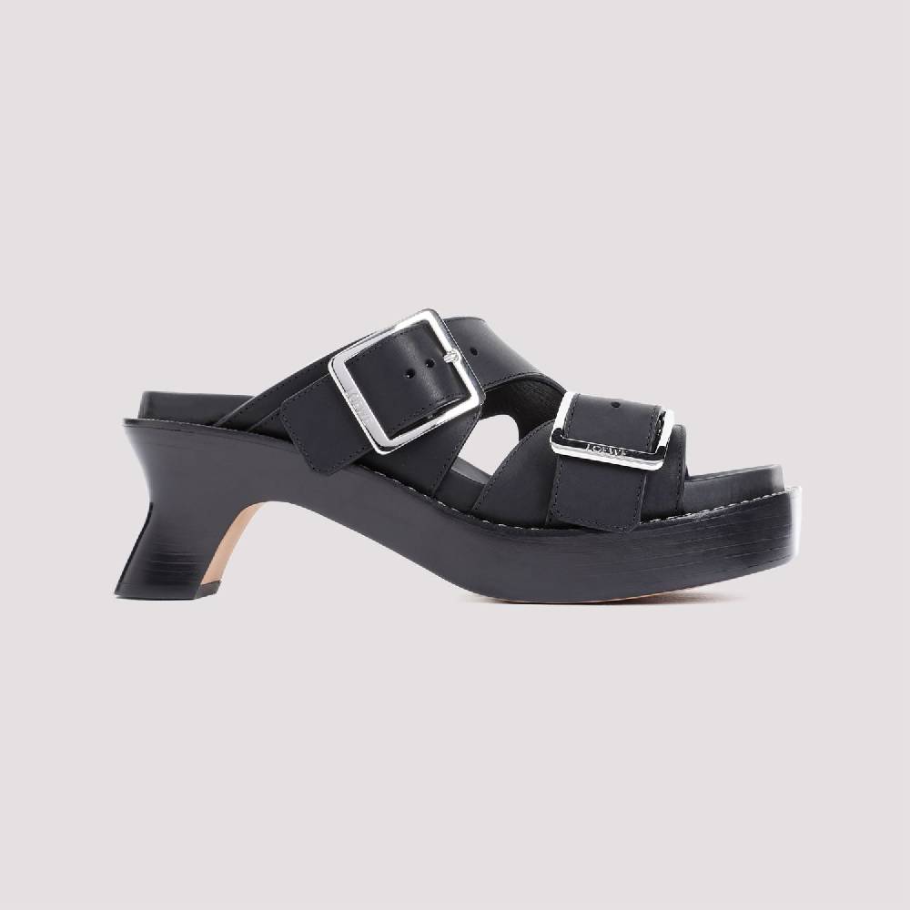 LOEWE  Stivaletti LOEWE in Pelle Nera con Tacco 7cm Hotsell