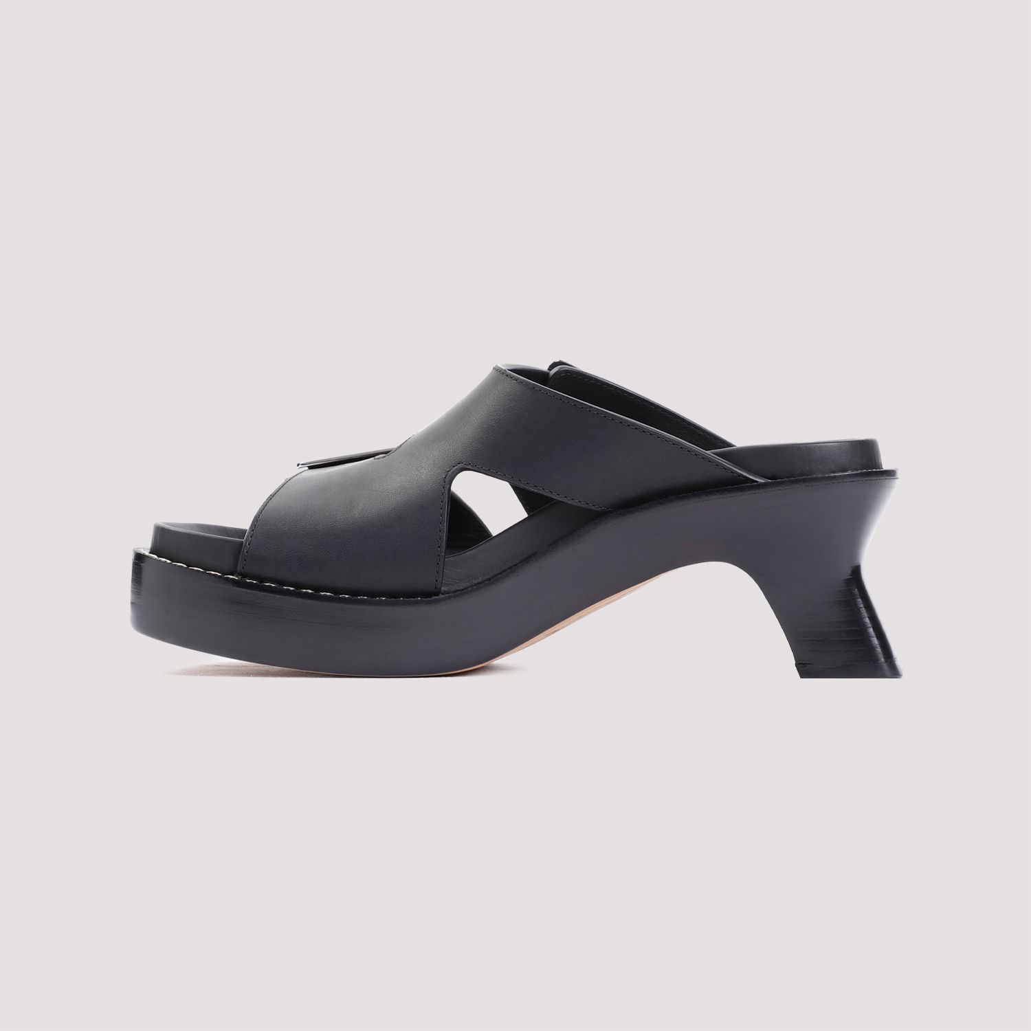LOEWE  Stivaletti LOEWE in Pelle Nera con Tacco 7cm Hotsell
