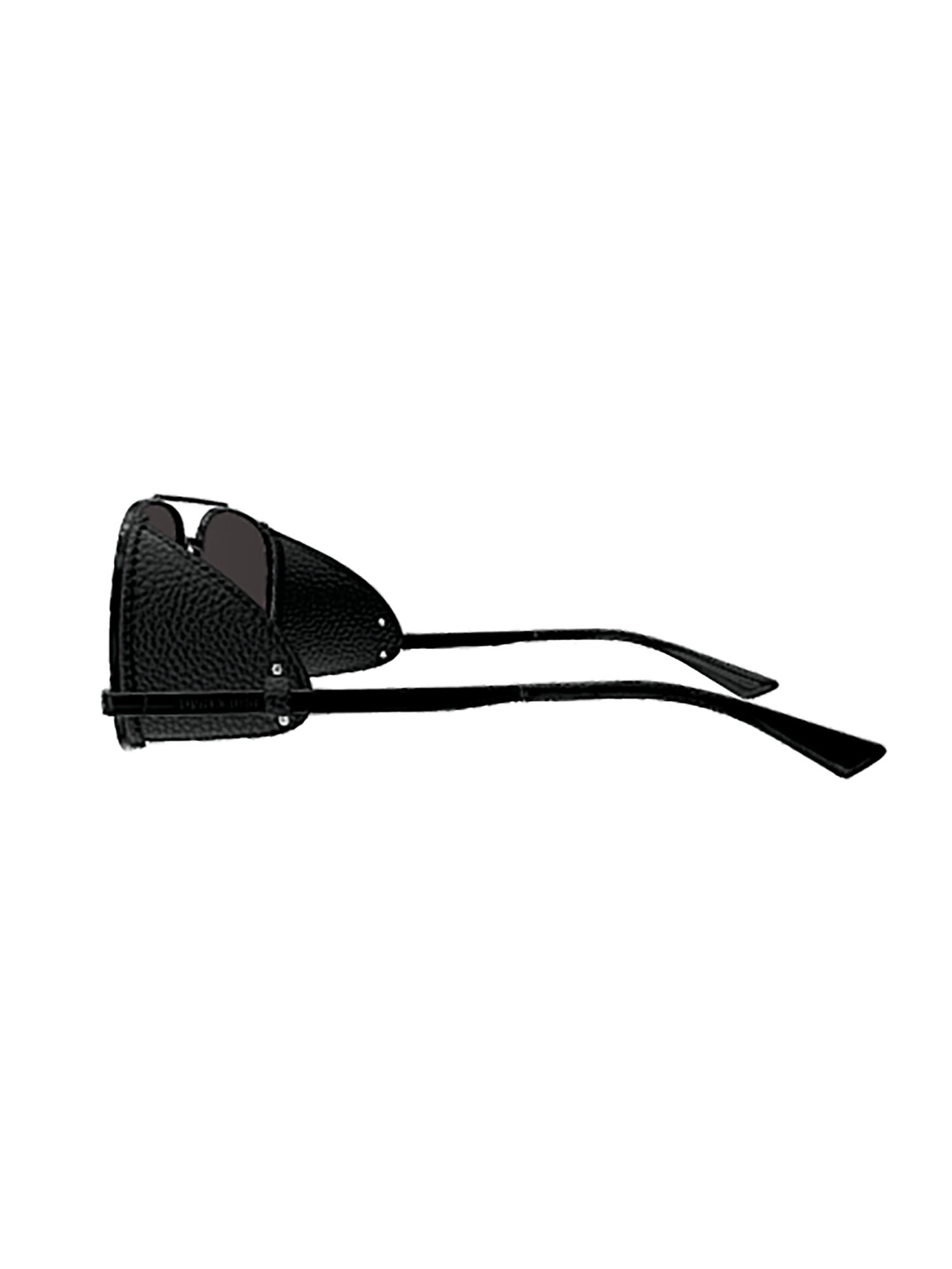 SAINT LAURENT  Occhiali da Sole Neri SAINT LAURENT SL 653 con Spoiler in Pelle per Donna Italy