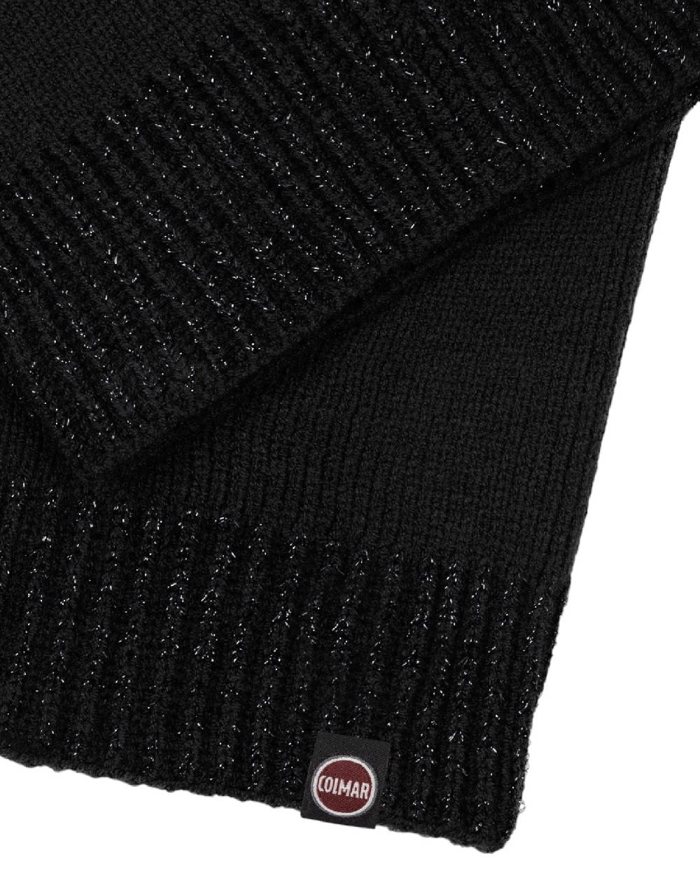 COLMAR  Sciarpa Morbida Nera da Donna Colmar con Bordo Lurex Acquista Ora