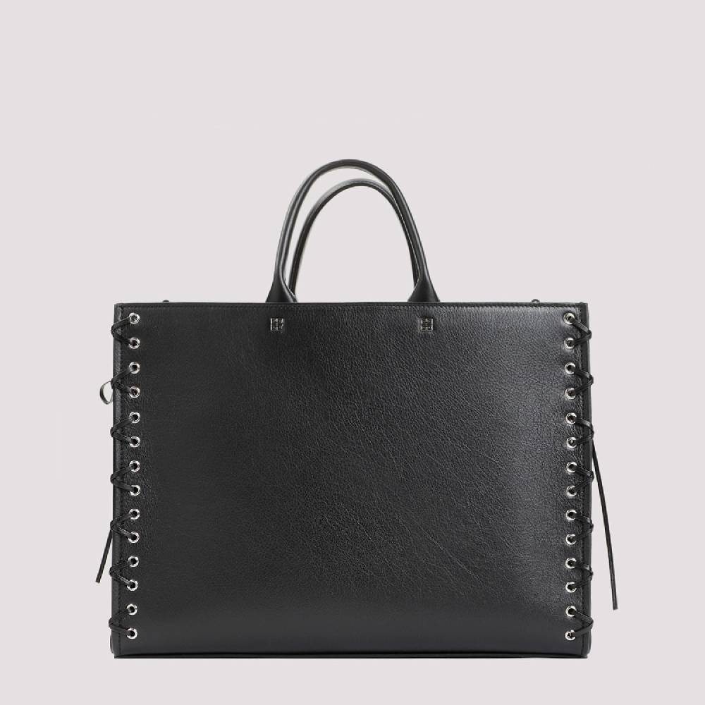 GIVENCHY  Givenchy Borsa Tote Nera in Pelle Media - Cerniera e Occhielli Promozione Limitata