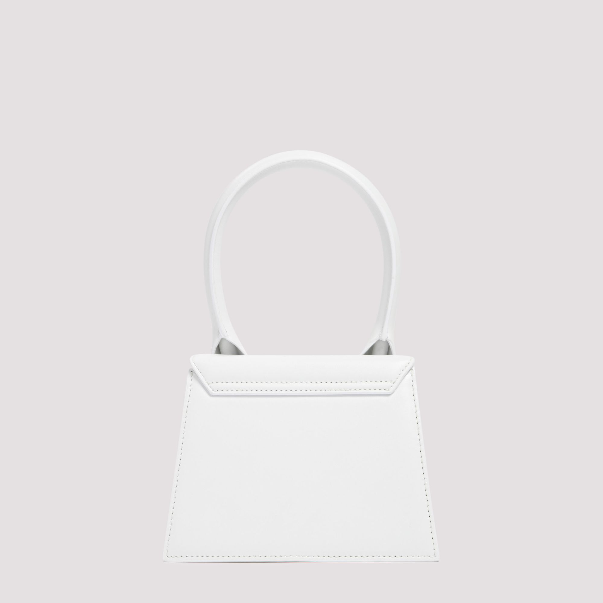 JACQUEMUS  Borsa a Spalla Bianca in Pelle Le Chiquito Media di Jacquemus Fino Al -60%