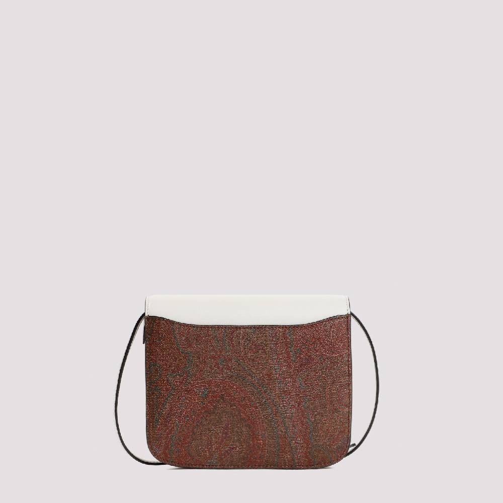 ETRO  Borsa Tracolla ETRO Paisley in Pelle Bianca Convenienza
