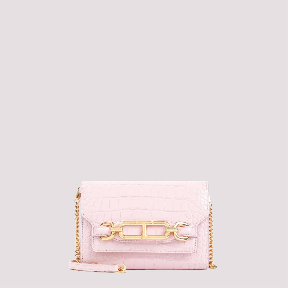TOM FORD  Borsa da Donna in Pelle Coccodrillo Rosa Tom Ford Novità