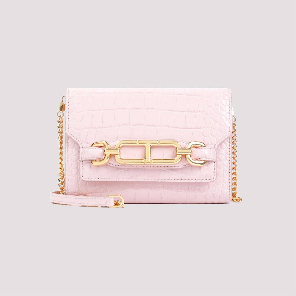 TOM FORD  Borsa da Donna in Pelle Coccodrillo Rosa Tom Ford Novità