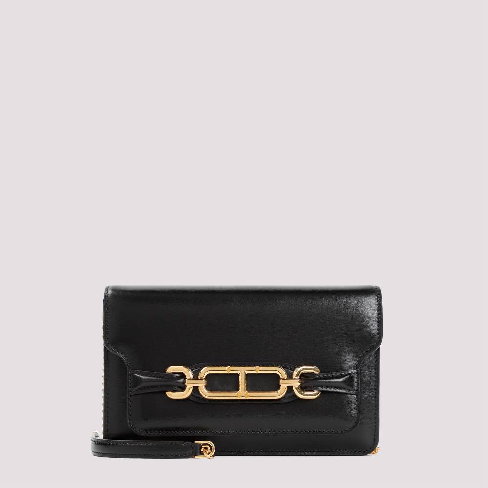 TOM FORD  Borsa a Mano Tom Ford Whitney in Pelle di Vitello Nera Offerta