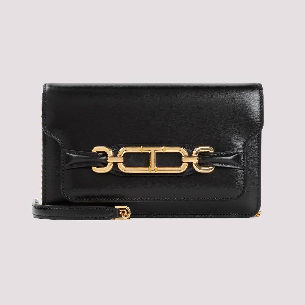 TOM FORD  Borsa a Mano Tom Ford Whitney in Pelle di Vitello Nera Offerta