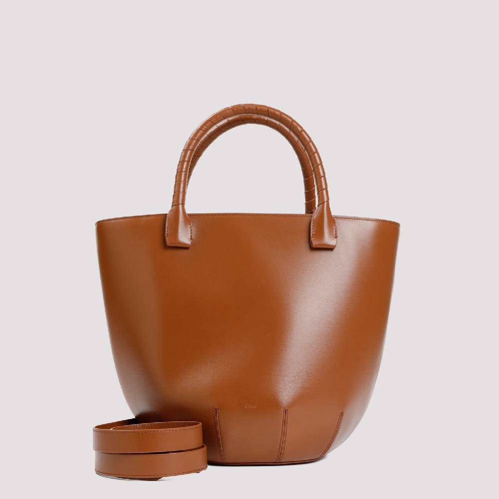 CHLOÉ  Borsa a Spalla CHLOÉ in Pelle di Vitello Marrone In Vendita