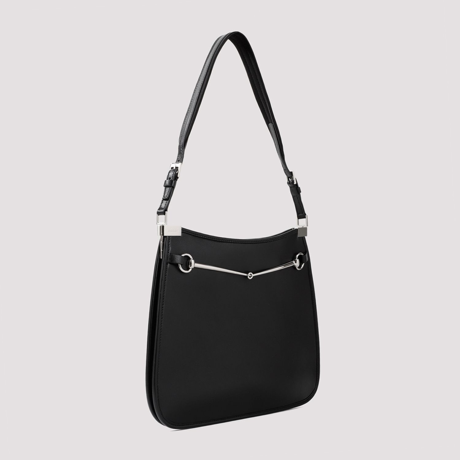 GUCCI  Borsa GUCCI in Pelle Nappa Nera con Accessori Argentati Hotsell