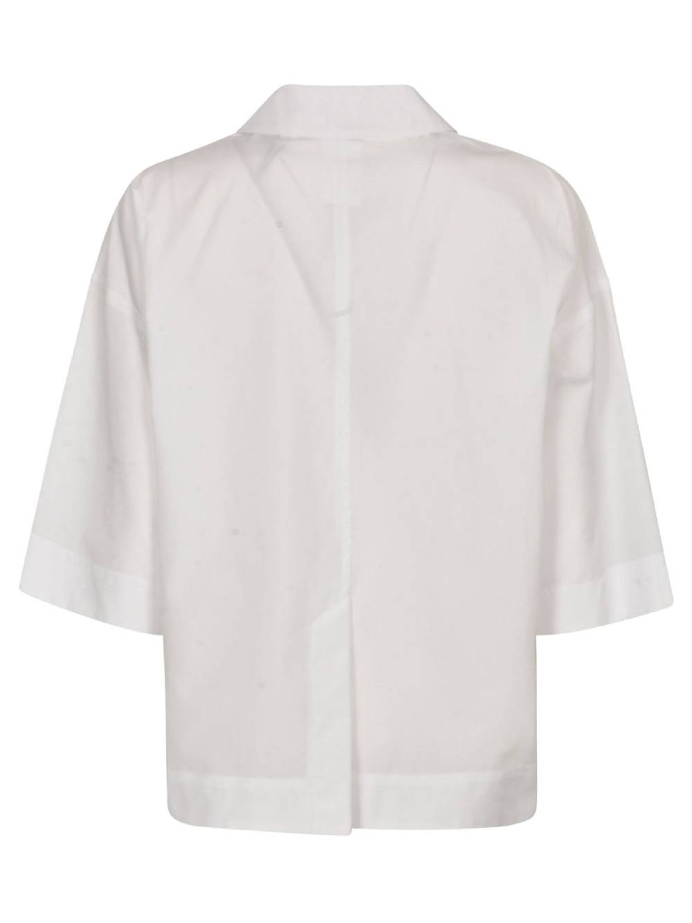 SPORTMAX  Camicia Bianca in Cotone con Dettagli Cristallo Sportmax - Abbigliamento Donna 2025