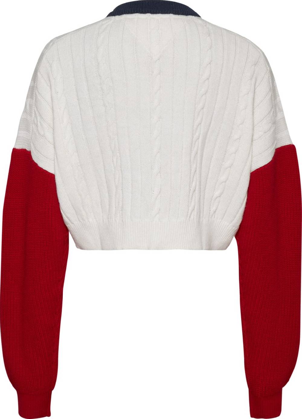 TOMMY JEANS  Felpa di Cotone Bianca Tommy Jeans Donna In Linea