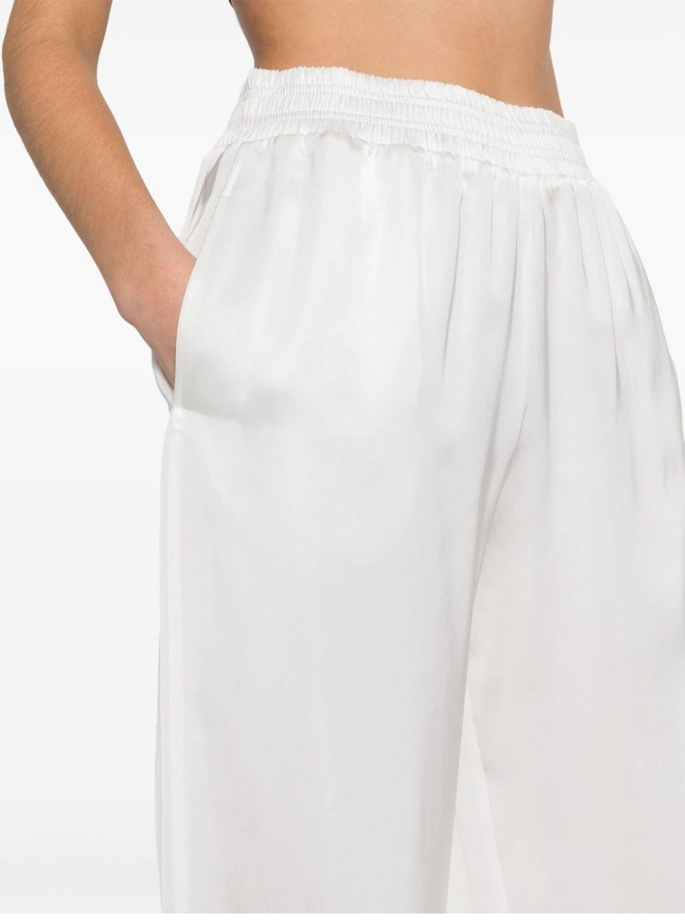FABIANA FILIPPI  Pantaloni Bianchi da Donna Fabiana Filippi - 100% Viscosa Acquista Ora
