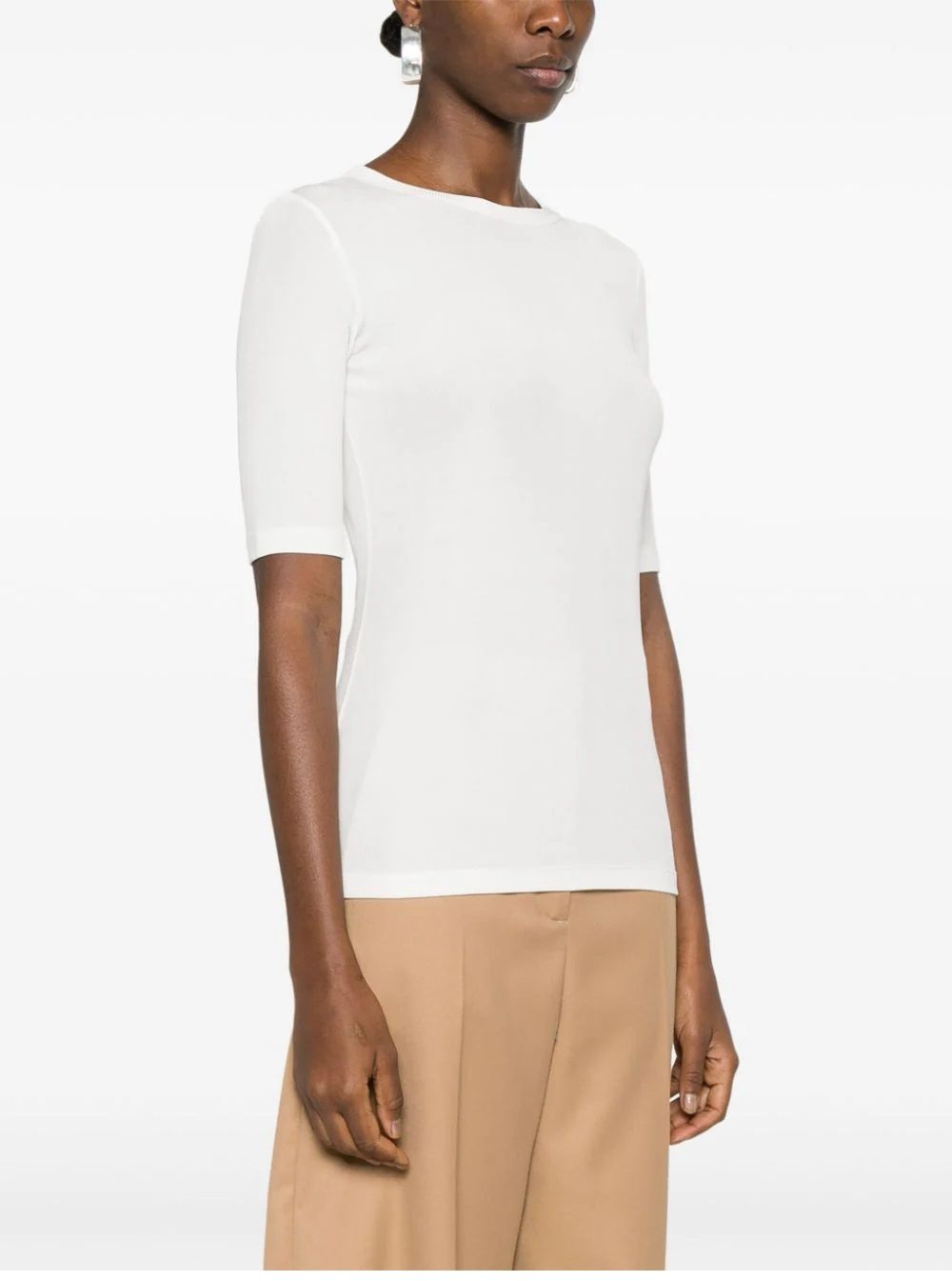 FABIANA FILIPPI  Maglietta Jersey Bianca da Donna FABIANA FILIPPI Fino Al -60%