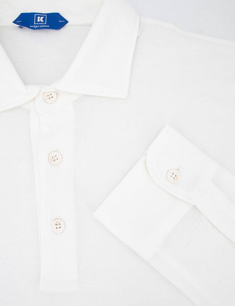KIRED  Polo da Uomo in Cotone Bianco KIRED - Vestibilità Normale Shopping Online