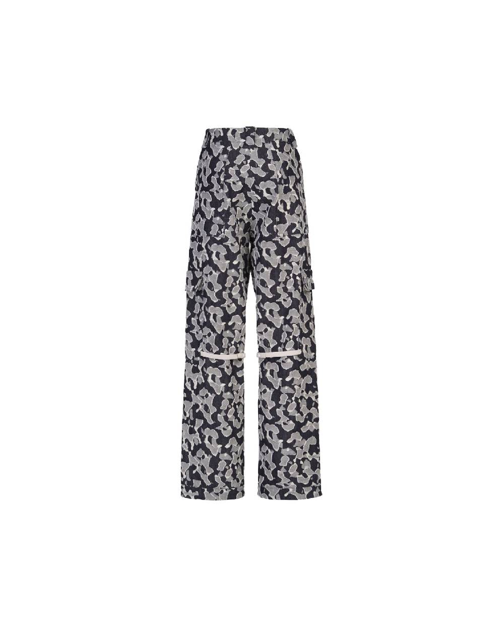 TAKATURNA  Pantaloni Denim Unisex Nero Mezzanotte e Grigio di TAKATURNA Prezzo Ridotto