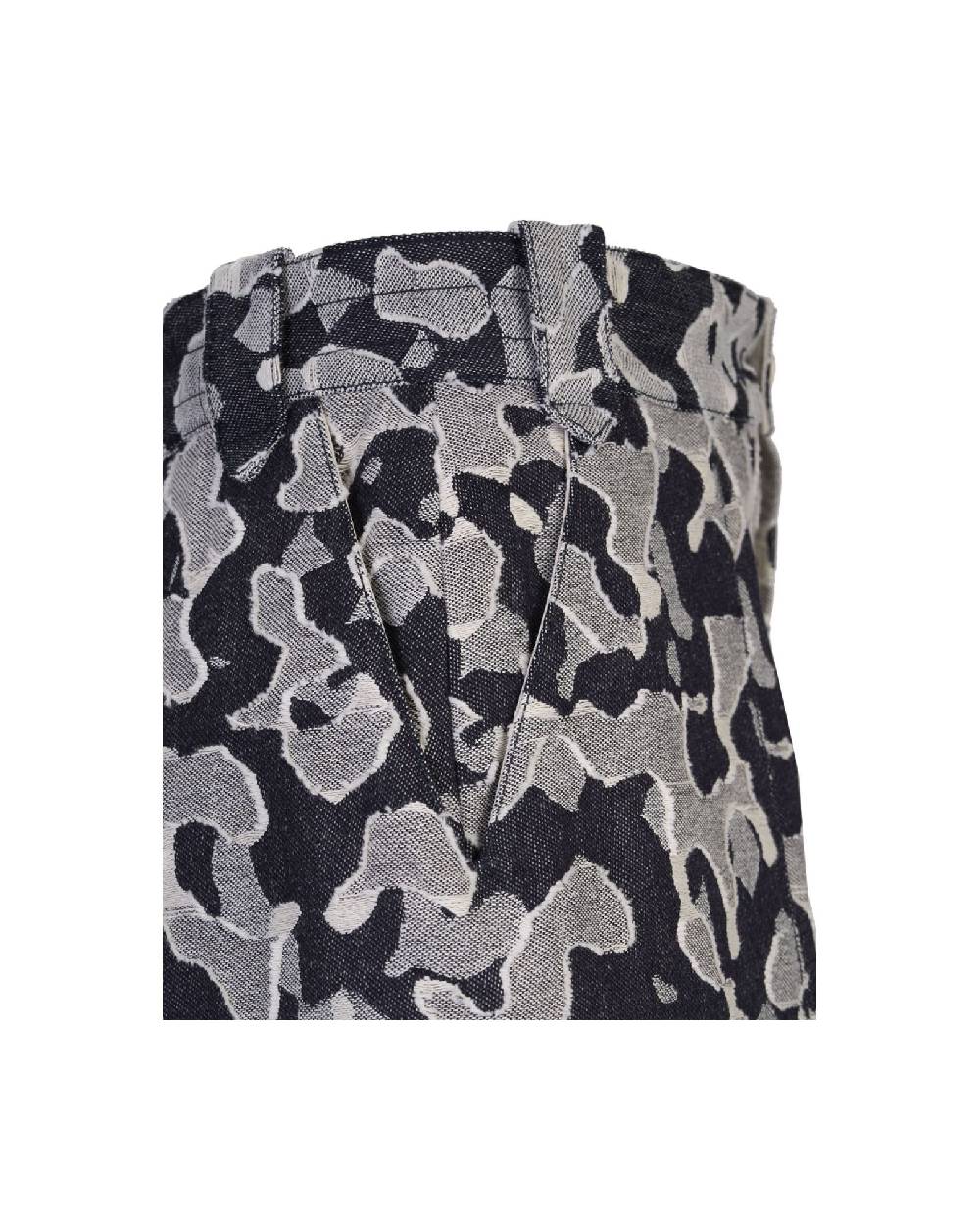 TAKATURNA  Pantaloncini Denim Cinetici Unisex TAKATURNA - Nero Mezzanotte & Grigio Sottocosto