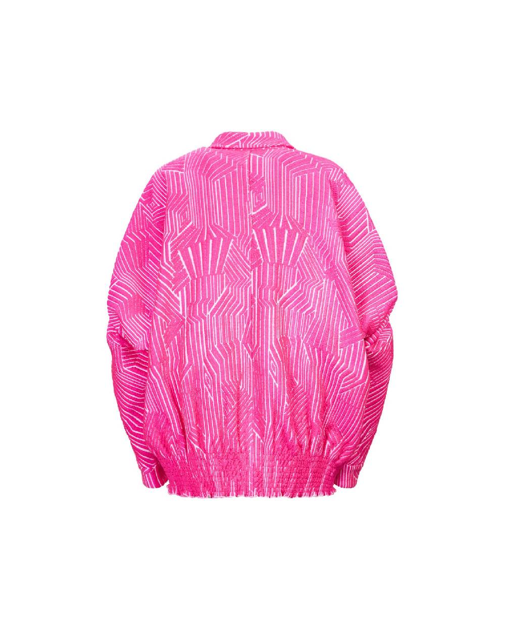 TAKATURNA  Giacca Cinetica Unisex Rosa Impetuoso & Bianco di TAKATURNA Presa