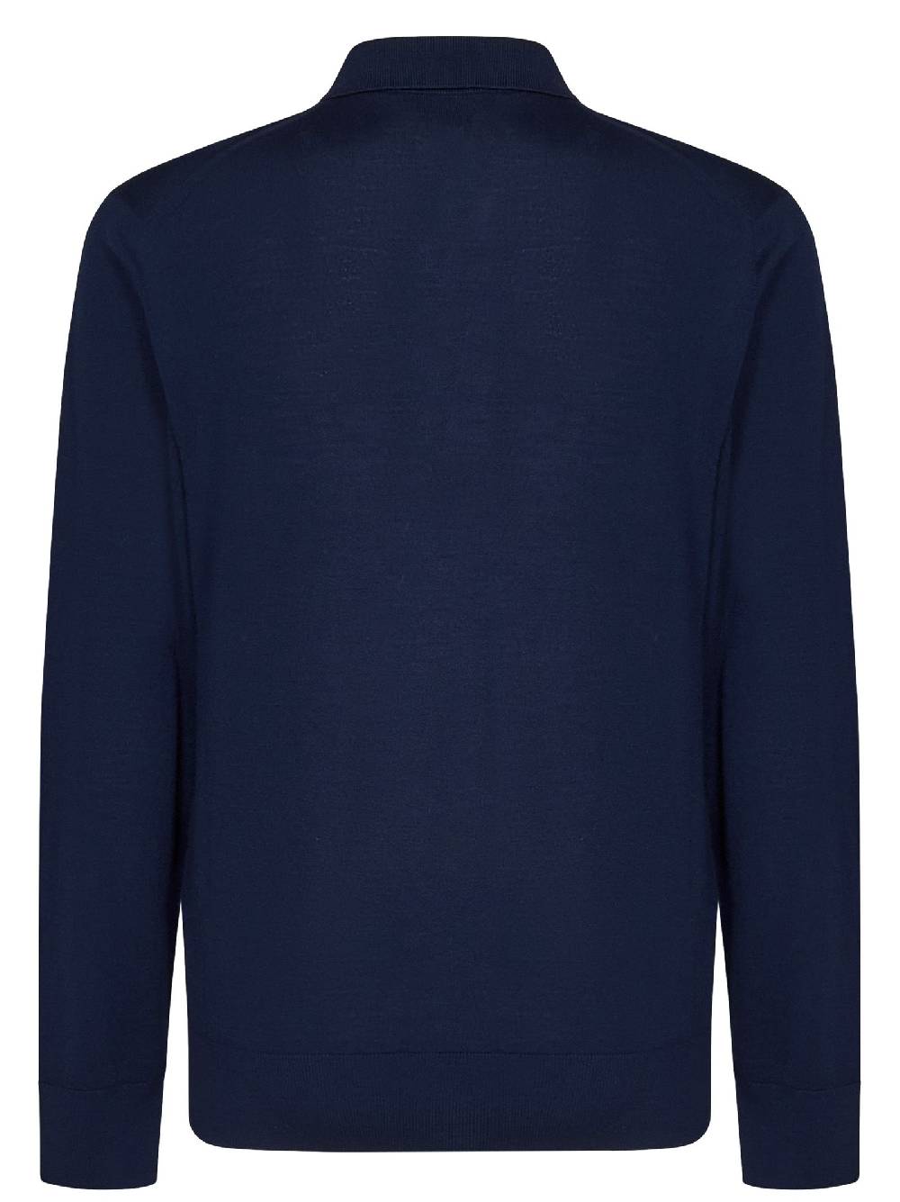 SEASE  Polo Uomo SEASE in Lana Vergine Blu Navy Economico