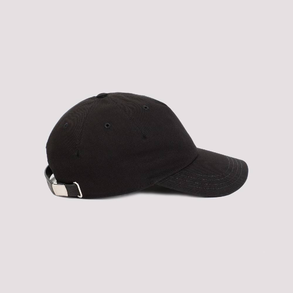 ALEXANDER MCQUEEN  Cappellino in Cotone con Logo Ricamato Alexander McQueen - Nero Vendita Economica