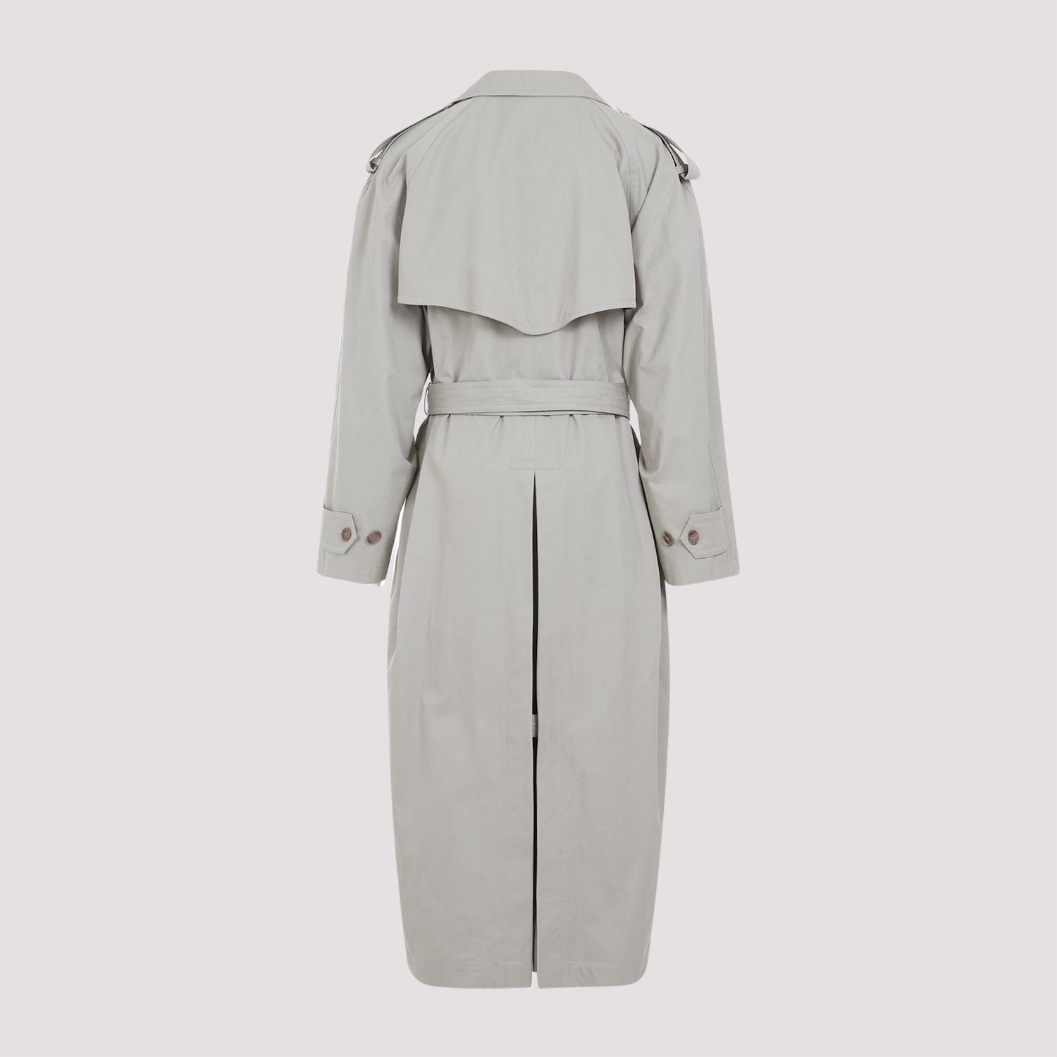 BALENCIAGA  Cappotto Cotone Beige Militare Balenciaga Donna Italia
