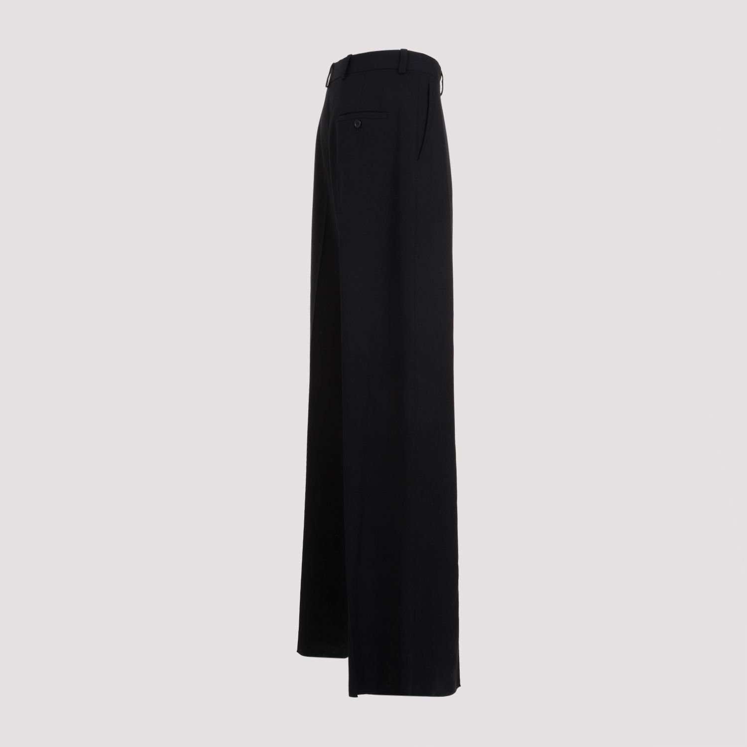 BALENCIAGA  Pantaloni di Lana Neri Balenciaga Uomo Nuovo
