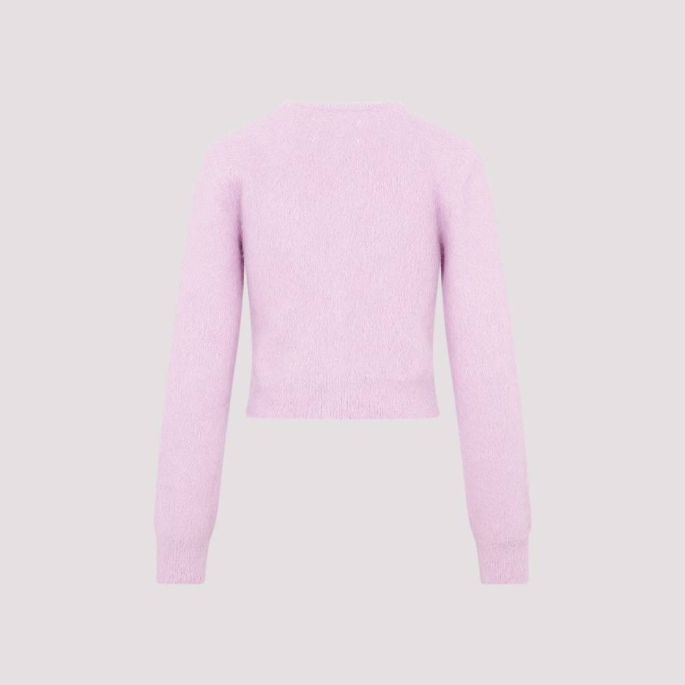 MAISON MARGIELA  Cardigan in Angora Rosa e Viola MAISON MARGIELA Promozione Limitata
